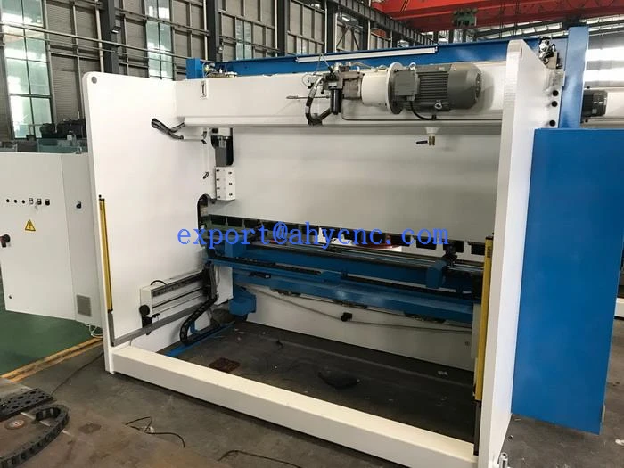 China Yawei made 6 axis cnc press brake with Italy made ESA S640 CNC touch screen controller DSP MCS Laser guarding